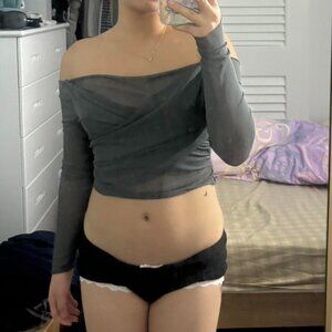 Women's Grey Blouse